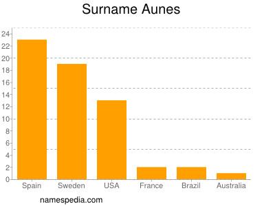 Surname Aunes