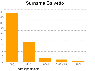 Surname Calvetto