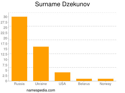 Surname Dzekunov