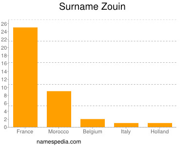 Surname Zouin