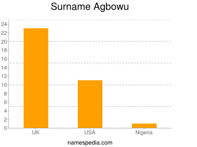 Surname Agbowu