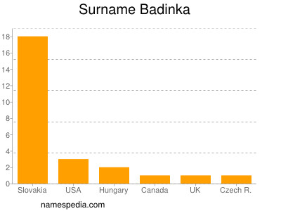 Surname Badinka