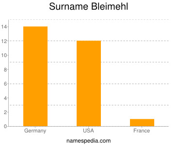 Surname Bleimehl