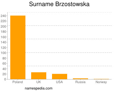 Surname Brzostowska