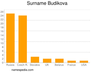 Surname Budikova