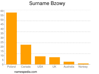 Surname Bzowy