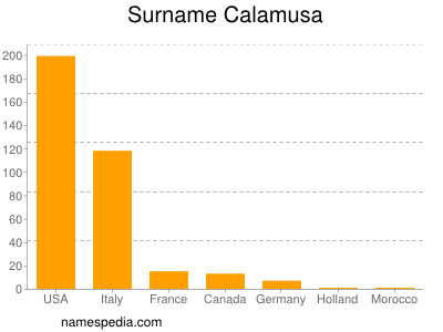 Surname Calamusa