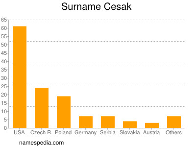 Surname Cesak