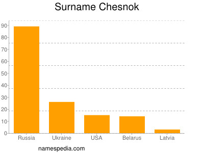 Surname Chesnok