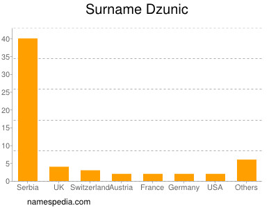 Surname Dzunic
