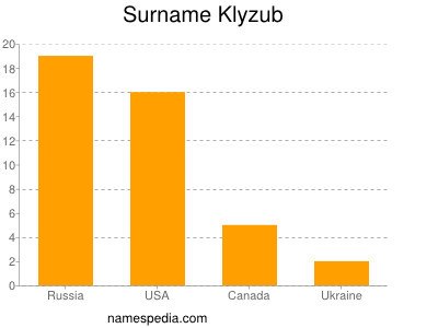 Surname Klyzub