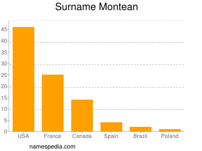 Surname Montean