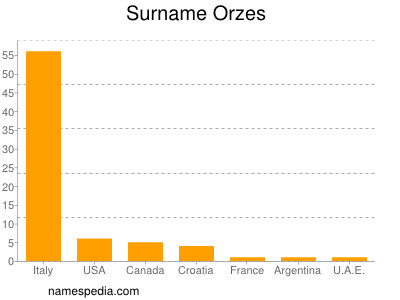 Surname Orzes