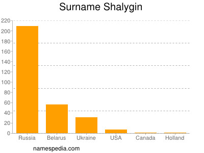 Surname Shalygin