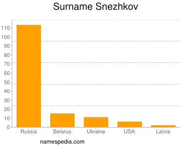 Surname Snezhkov