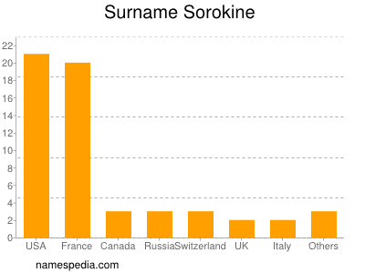 Surname Sorokine