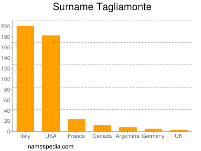 Surname Tagliamonte