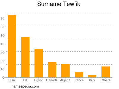 Surname Tewfik