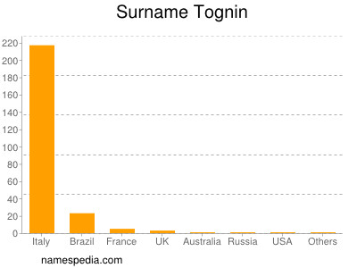 Surname Tognin