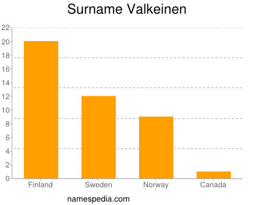 Surname Valkeinen