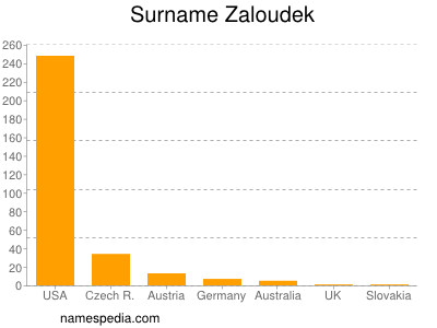 Surname Zaloudek