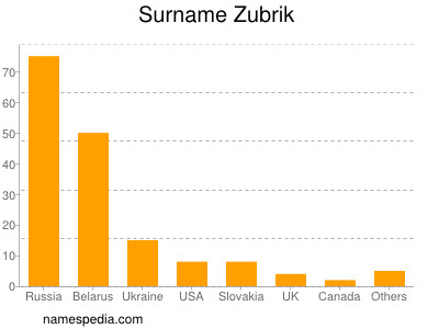 Surname Zubrik