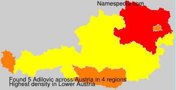 Surname Adilovic in Austria