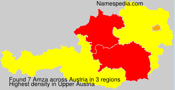 Surname Amza in Austria