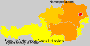 Surname Ander in Austria