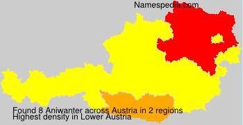 Surname Aniwanter in Austria
