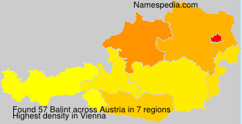 Surname Balint in Austria