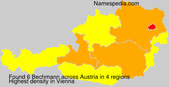 Surname Bechmann in Austria