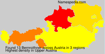 Surname Bernroithner in Austria