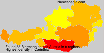 Surname Biermann in Austria
