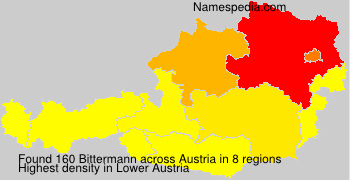 Surname Bittermann in Austria