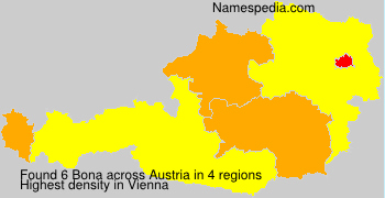Surname Bona in Austria