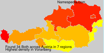 Surname Both in Austria