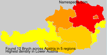 Surname Brych in Austria