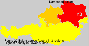 Surname Bulant in Austria