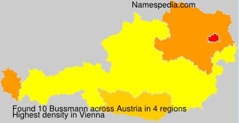 Surname Bussmann in Austria