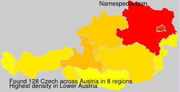 Surname Czech in Austria