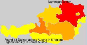 Surname Dallner in Austria