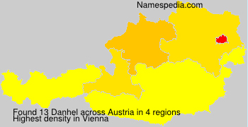 Surname Danhel in Austria