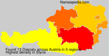 Surname Dascalu in Austria