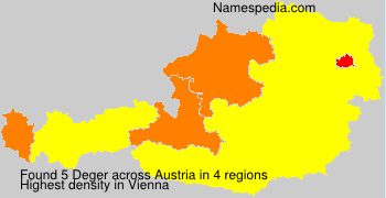 Surname Deger in Austria