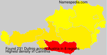Surname Dullnig in Austria