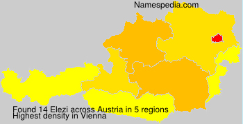 Surname Elezi in Austria
