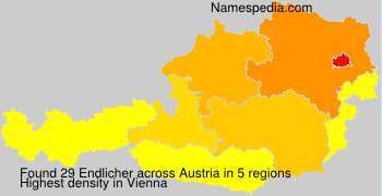 Surname Endlicher in Austria