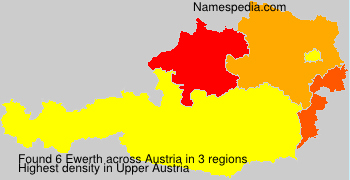 Surname Ewerth in Austria