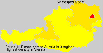 Surname Fichna in Austria